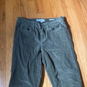 Calvin Klein Courduroy Ultimate Skinny Jeans, Olive Green